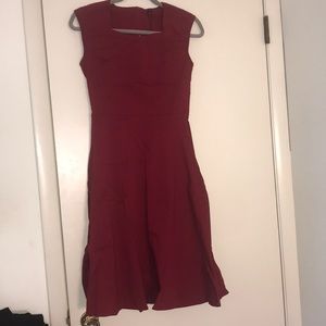 Red dress